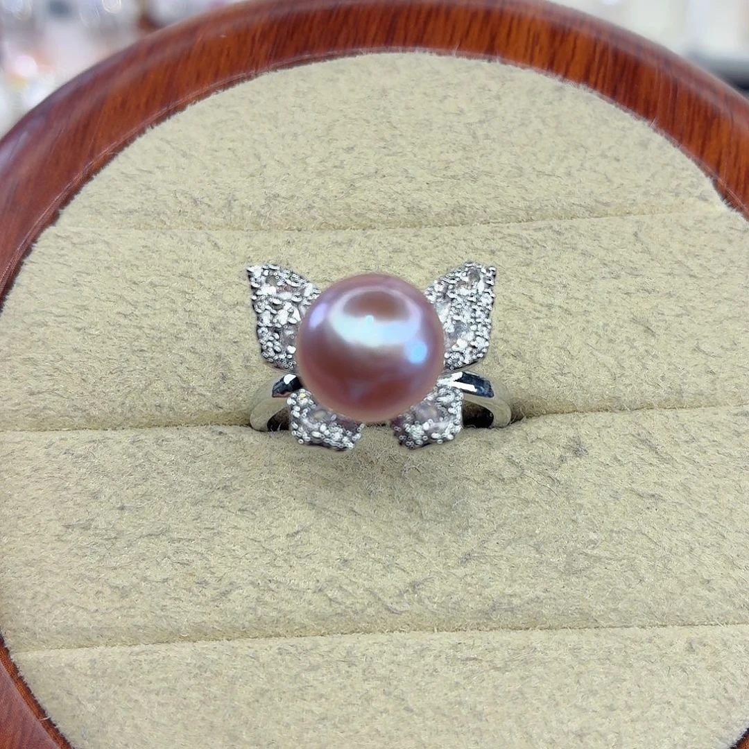 戒指淡水珍珠合金