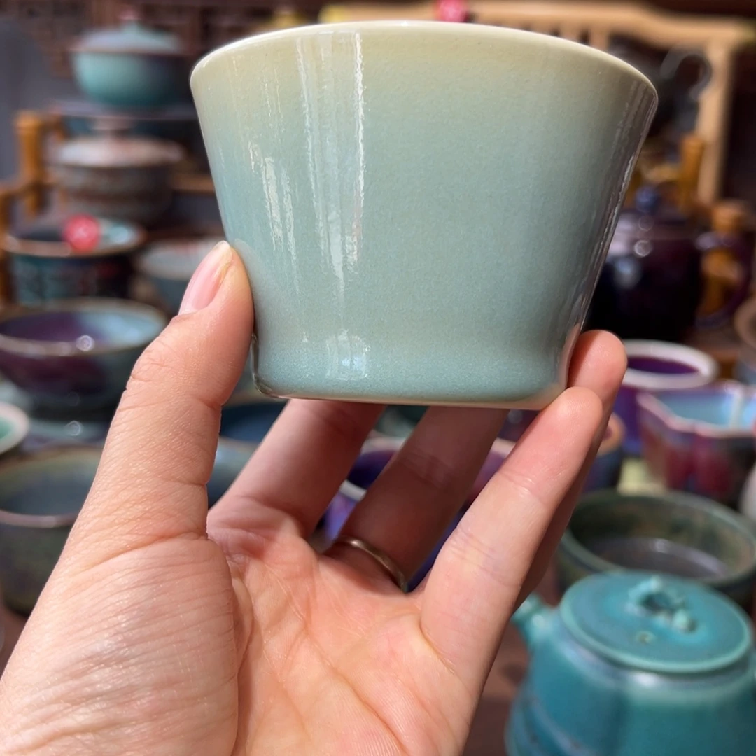 杯钧瓷的制作工艺和工艺都是