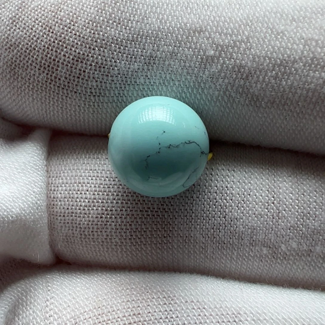 绿松石未镶嵌配饰圆珠10.9mm