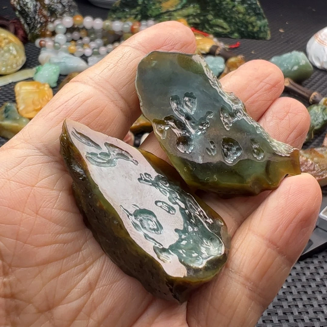 翡翠裸石缅甸翡翠