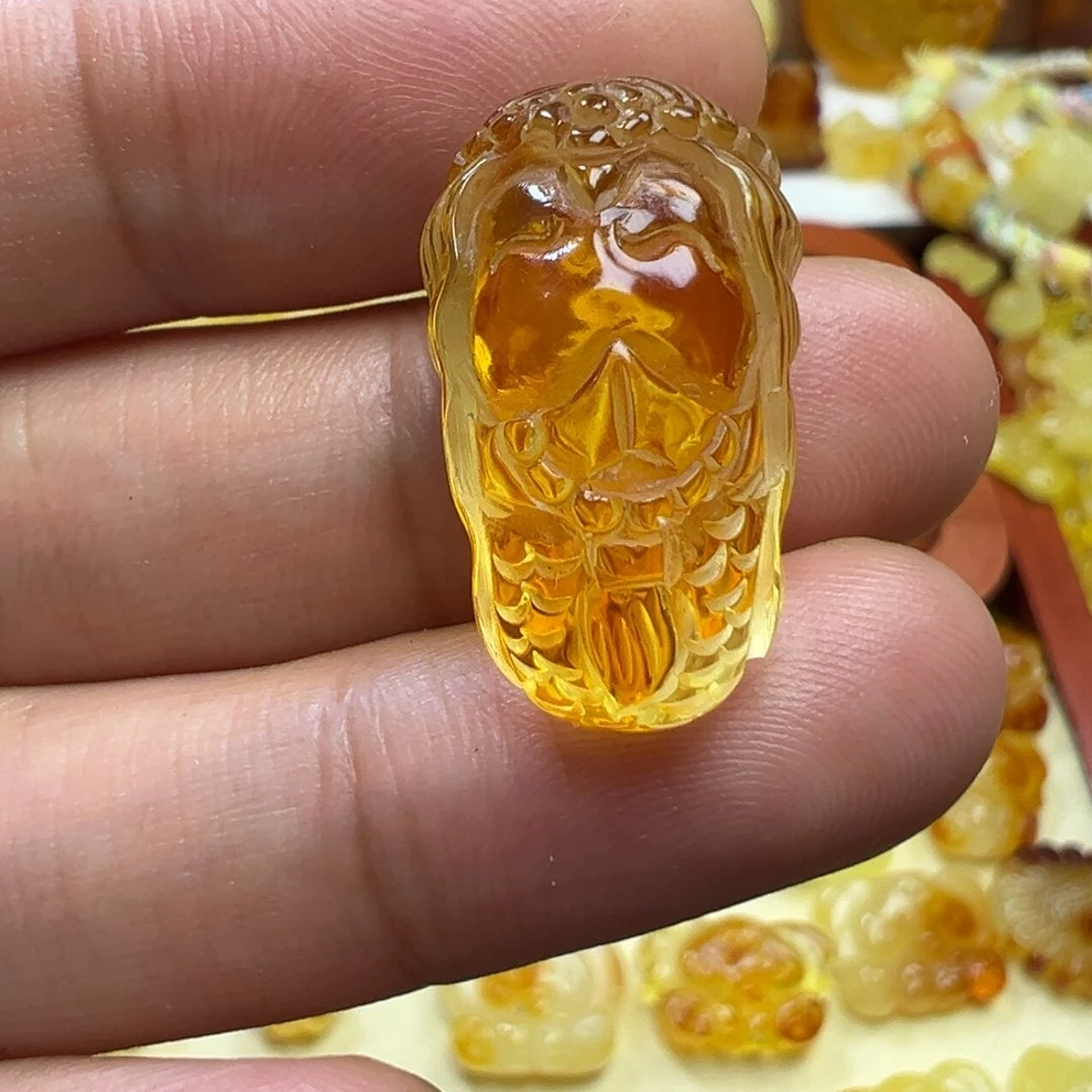 未镶嵌吊坠(不含链)琥珀