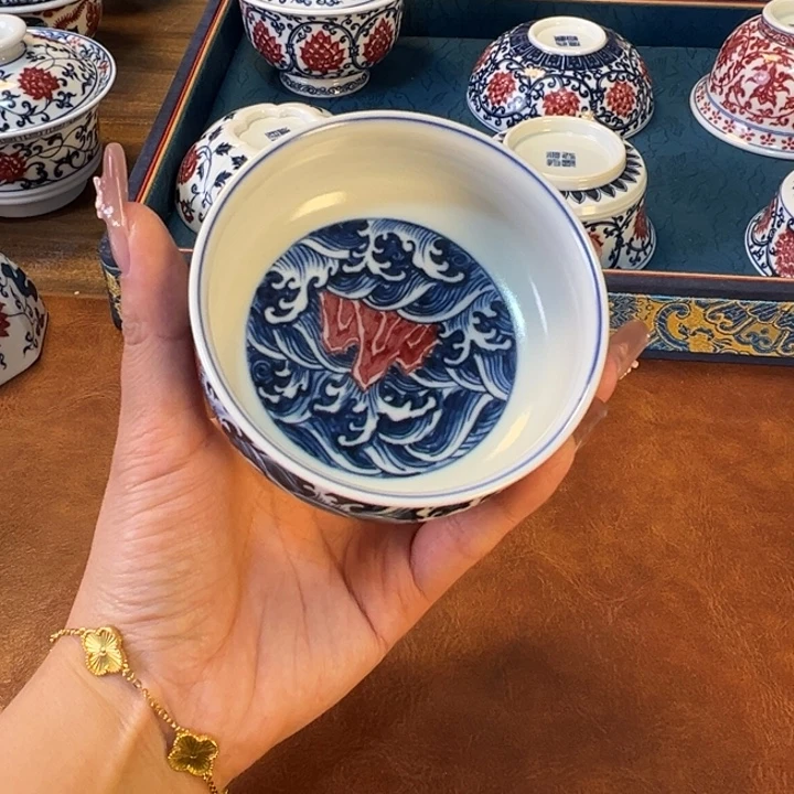 瓷片景德镇陶瓷手工手绘