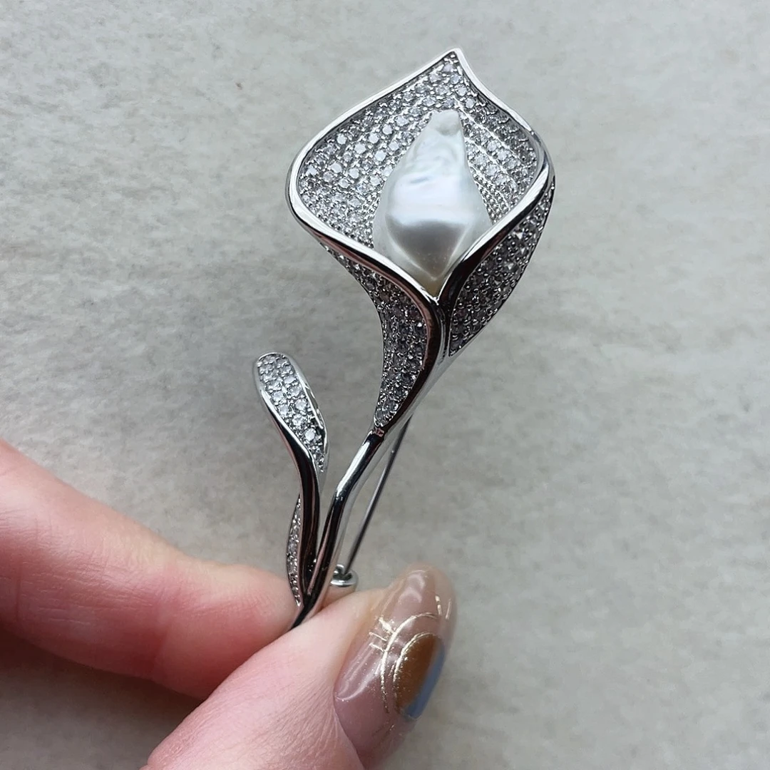 胸针1未镶嵌海水珍珠