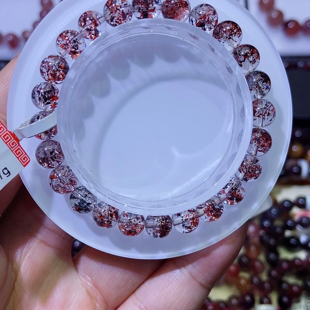 水晶手链未镶嵌金草莓7.8