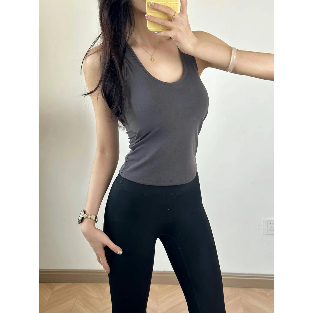 【稻田家】挂脖美背Brain/打底背心A8615