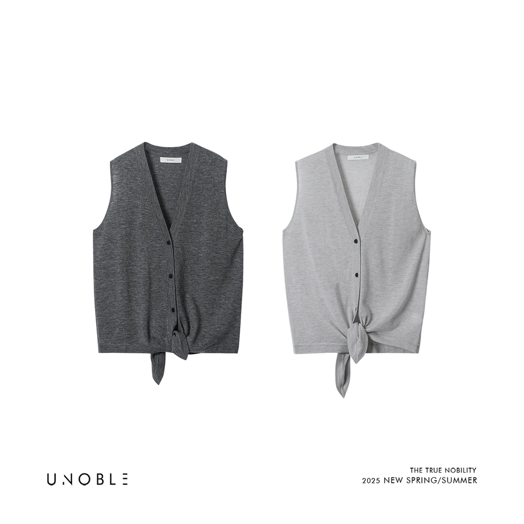 UNOBLE 2025 S/S【极简100羊毛背心】春夏新品UNB25101390