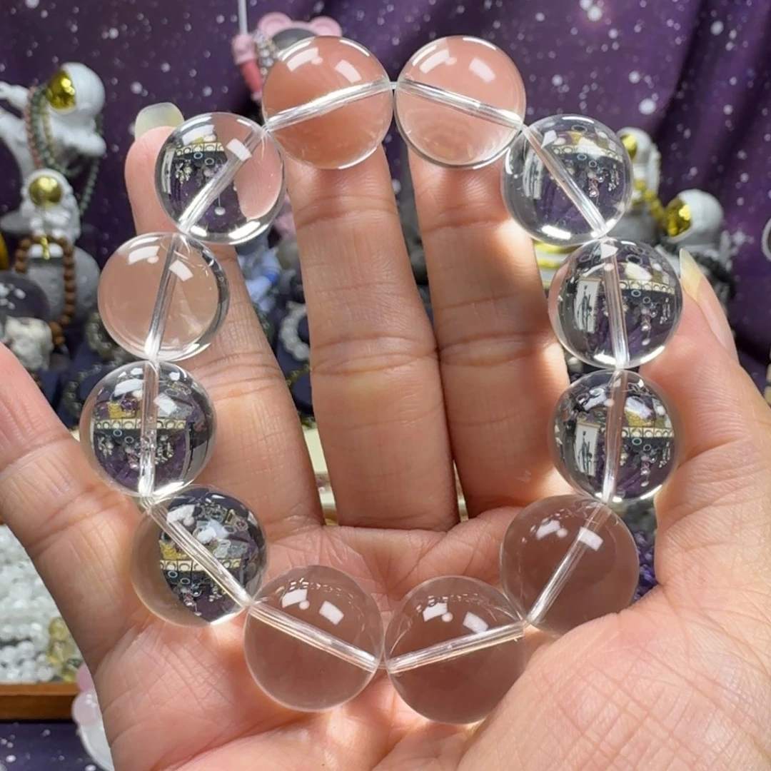 水晶手串未镶嵌白水晶手串