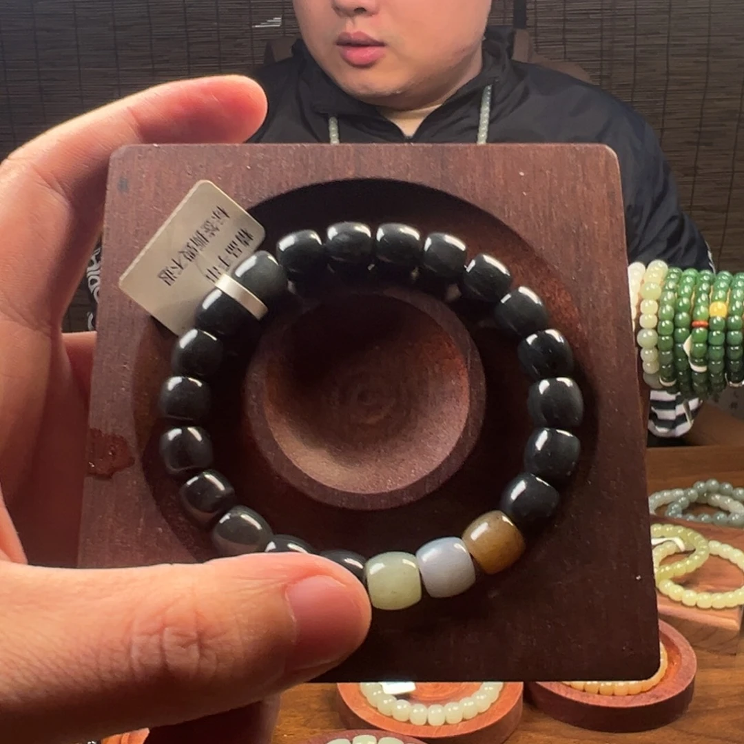 和田玉未镶嵌手链