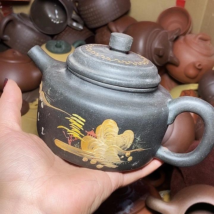 全手工制作宜兴紫砂茶壶