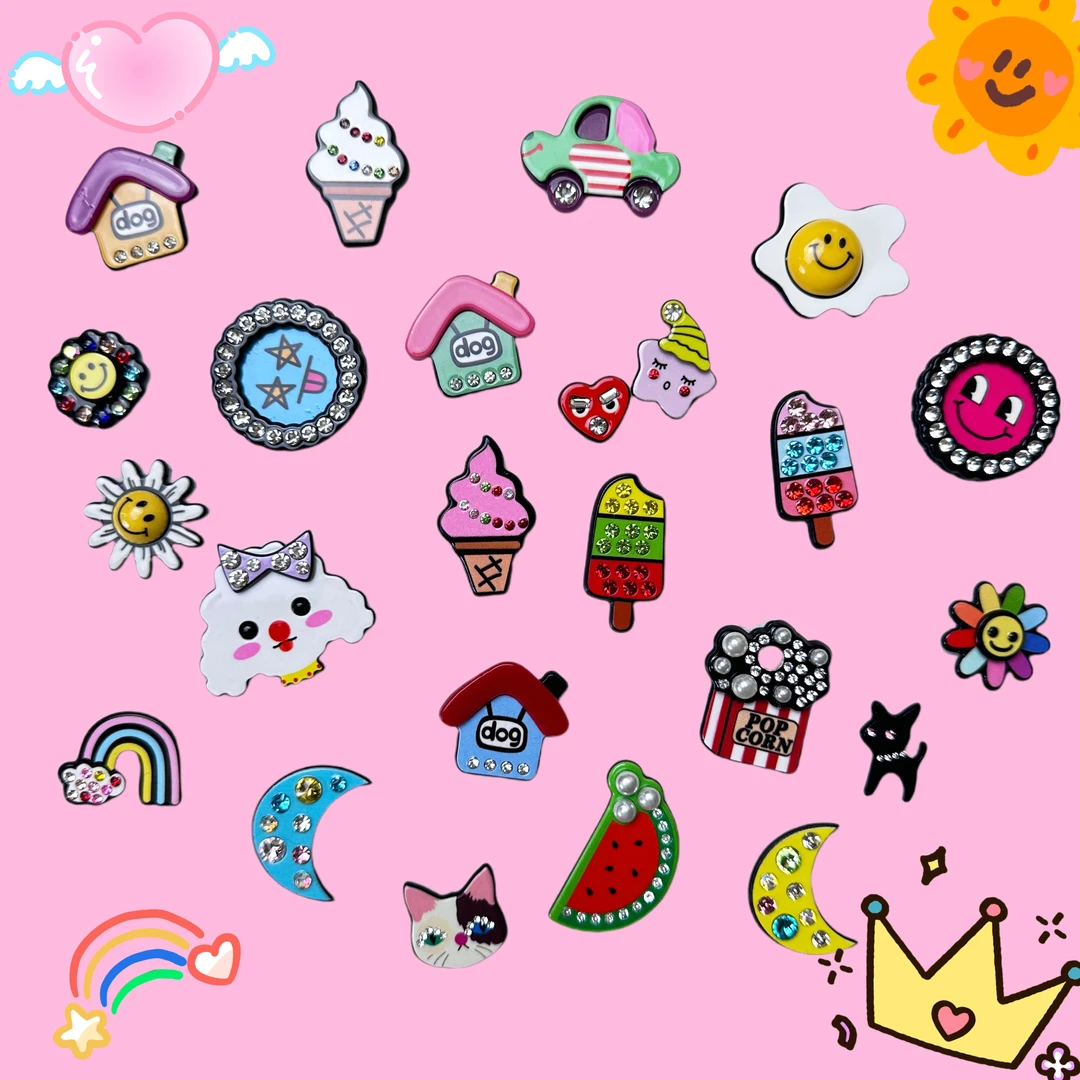 【定制款】醋酸手机壳创意可爱个性ins黏贴装饰