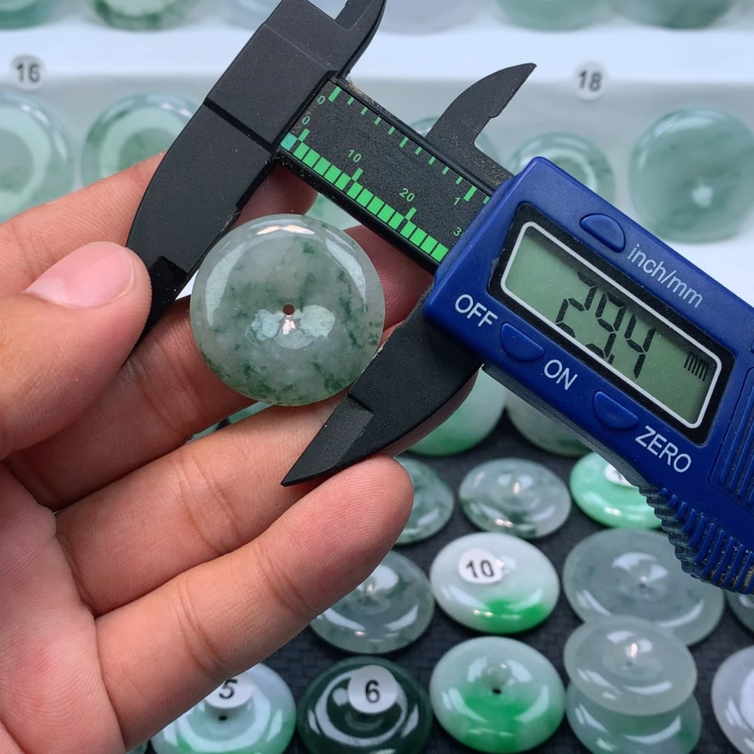 翡翠未镶嵌颈饰缅甸天然A货翡翠29.4-6.1