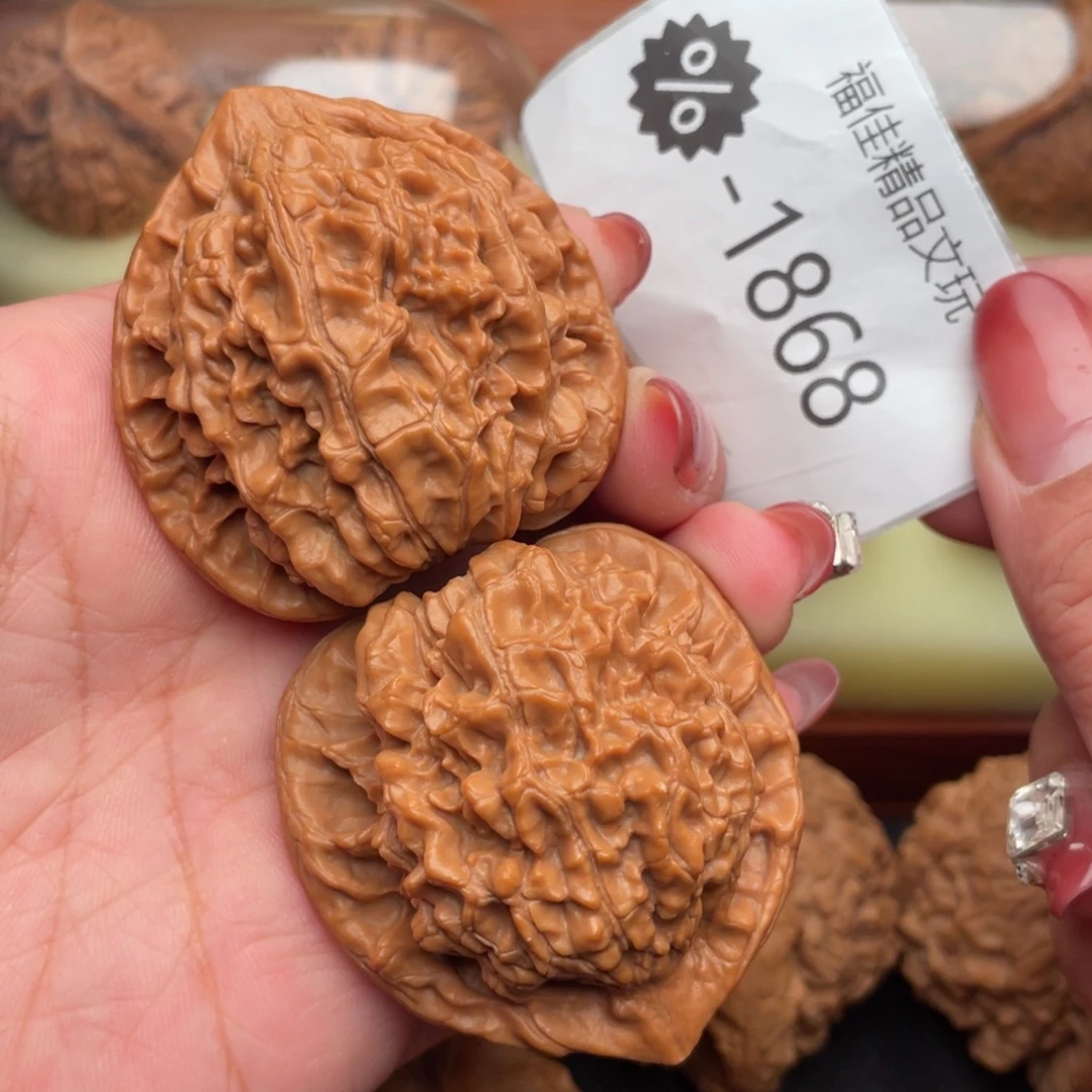 把件文玩核桃48老树官帽