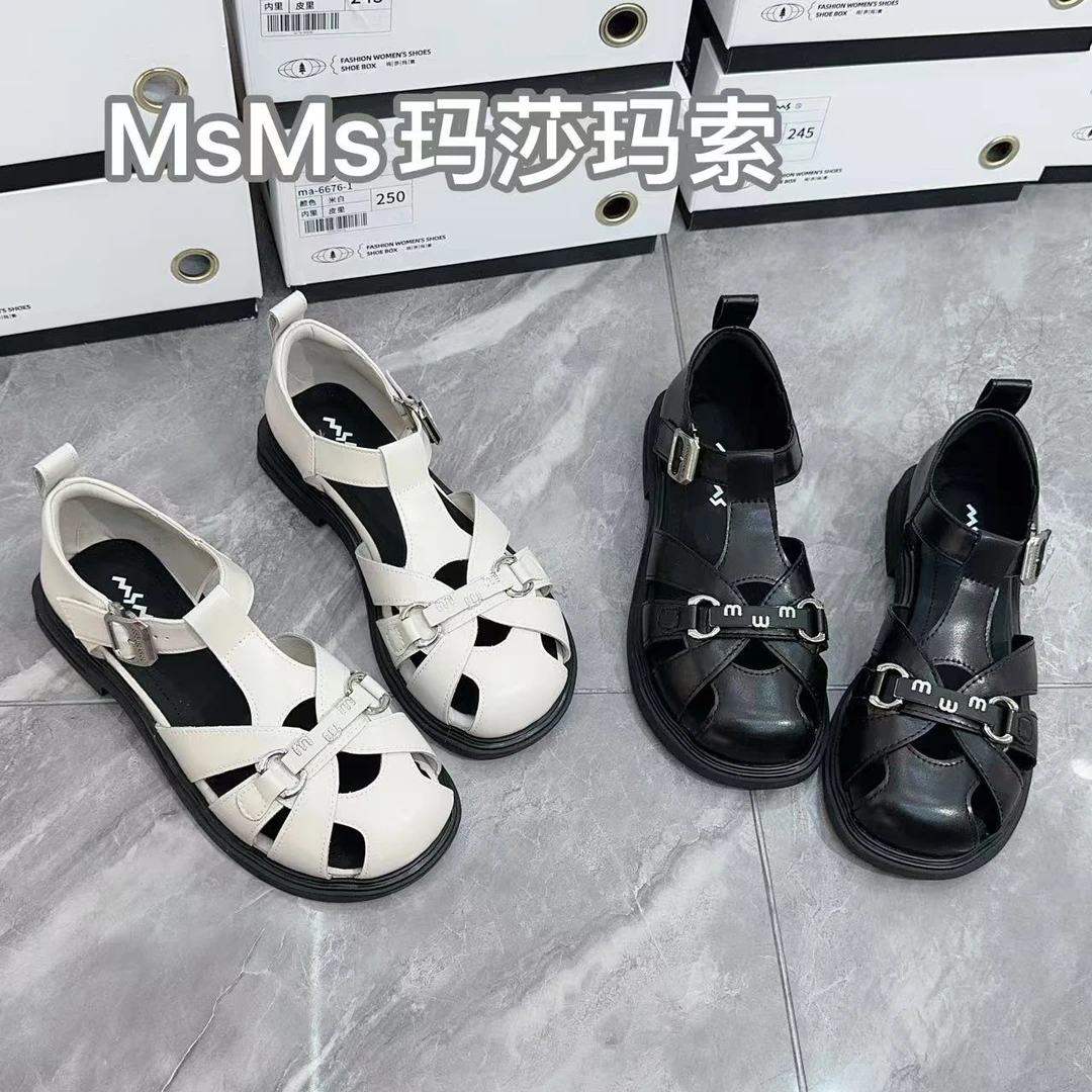 玛莎玛索6676-1时尚百搭夏季新款罗马凉鞋