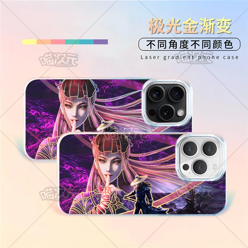 不良人降臣适用苹果华为vivo一加oppoiPhone小米二次元极光手机壳