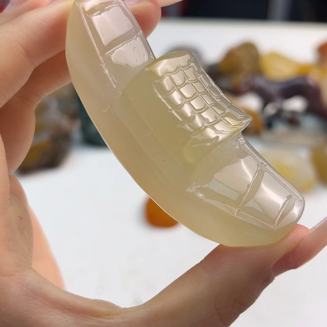 玛瑙/玉髓合金颈饰