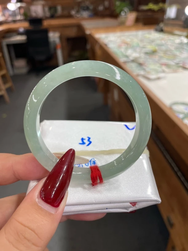 翡翠手镯强推正圈