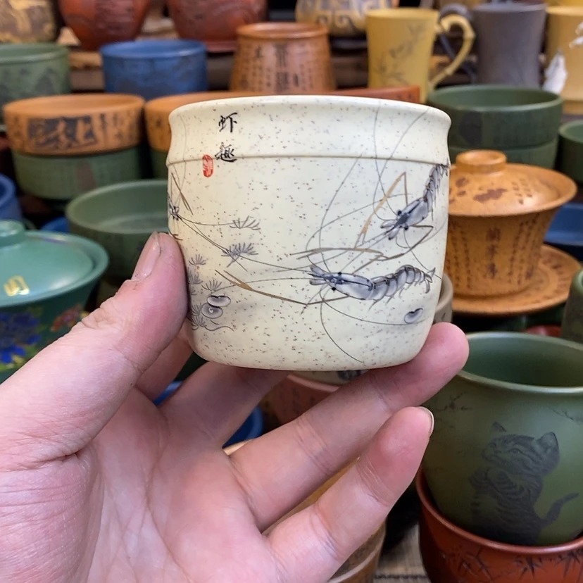 【闪购商品】紫砂杯子宜兴全手工紫砂杯