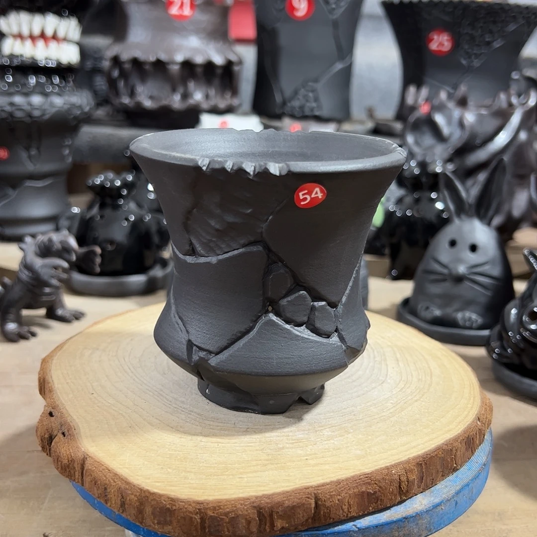 54号，口8.8高9.5手刻孤品