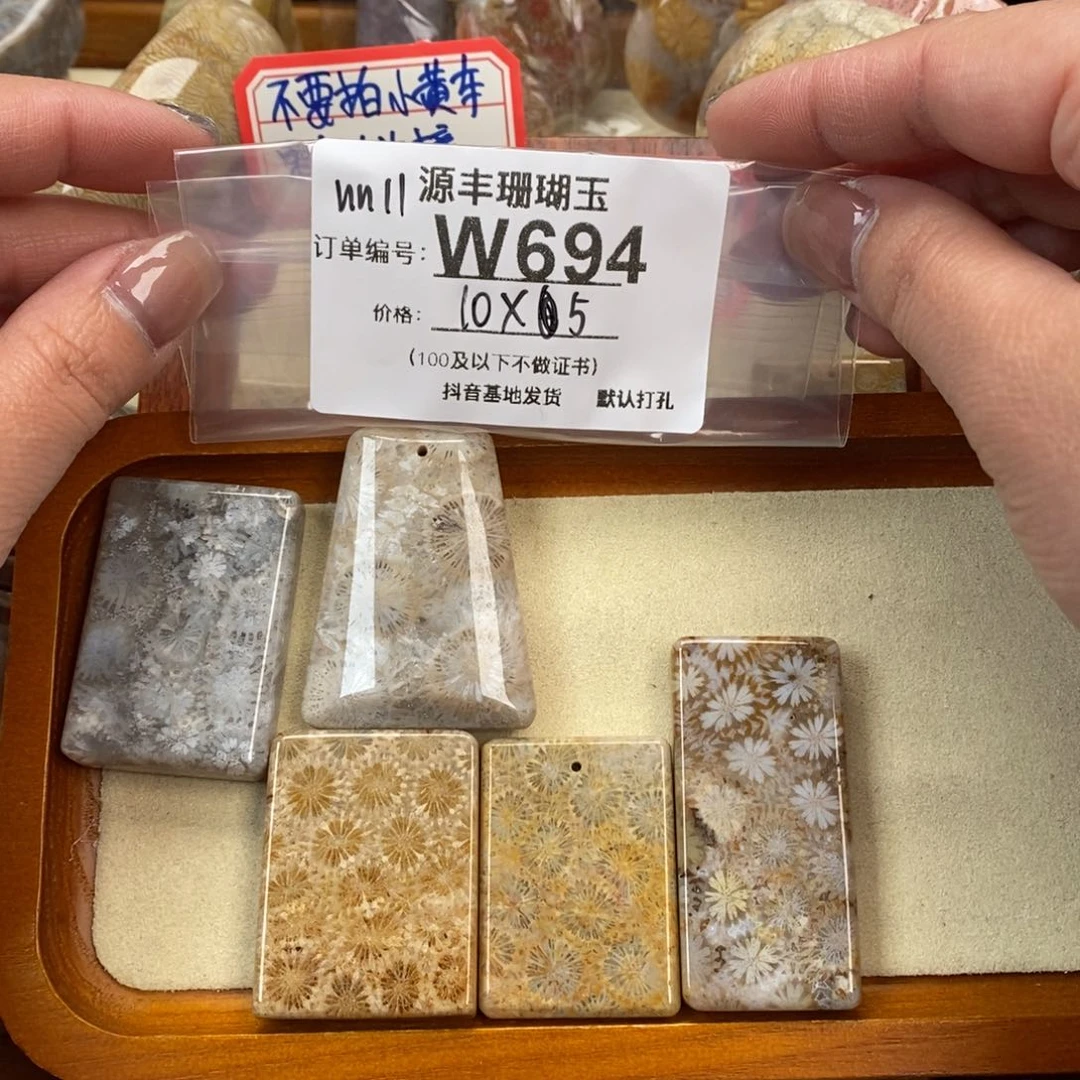 硅化玉颈饰未镶嵌n***1