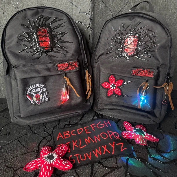 怪奇物语异世界主题背包周边书包怪奇物语5季