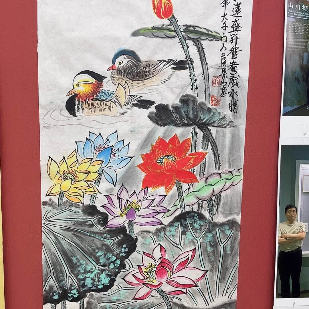 国画侯果山老师国画作品月