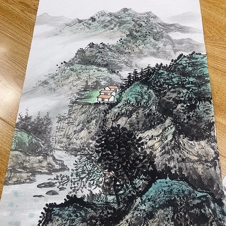 姜奇老师山水作品69×46