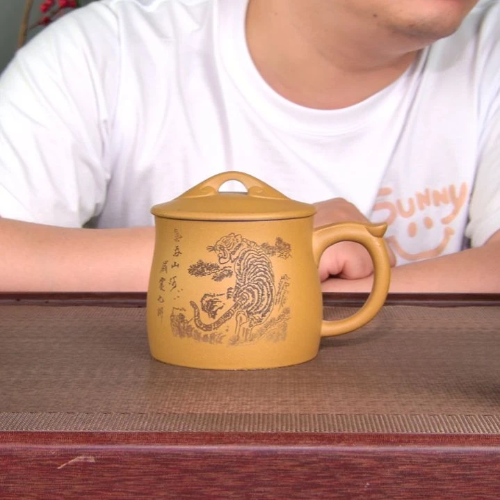 茶杯紫砂高货放漏