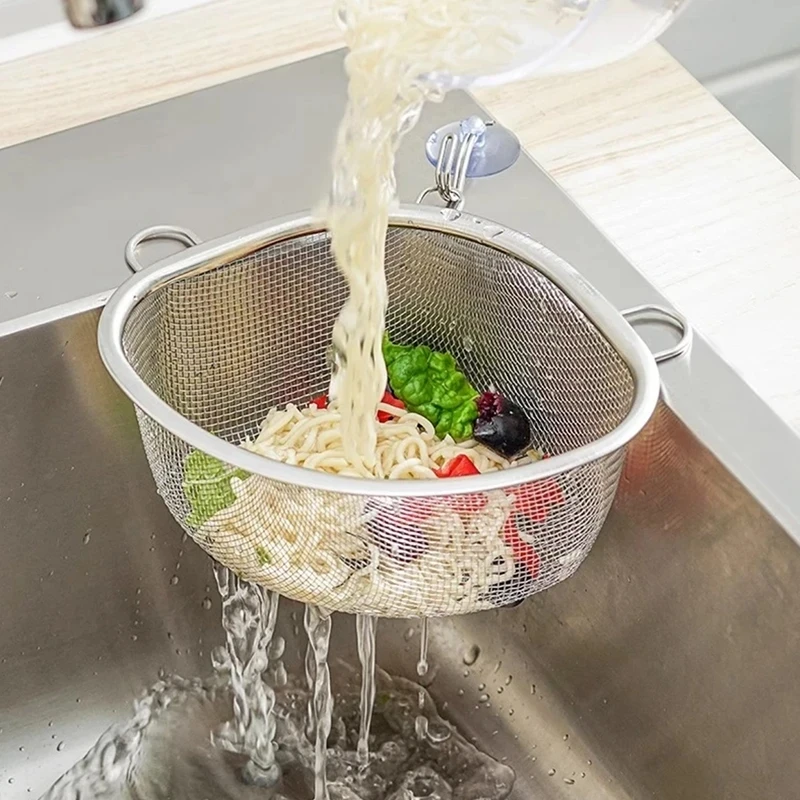不锈钢水槽过滤网清爽水池洗碗下水厨余垃圾沥水漏剩菜剩饭三角篮