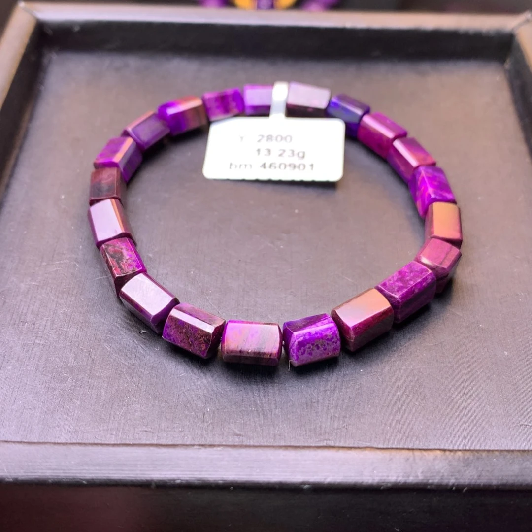 苏纪石（舒俱来）未镶嵌棱柱手串