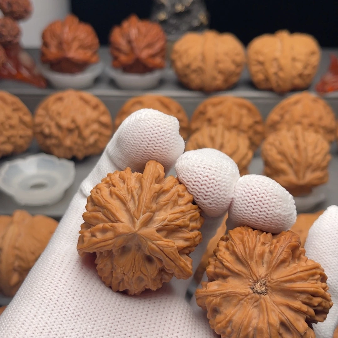 文玩核桃把件40御龙