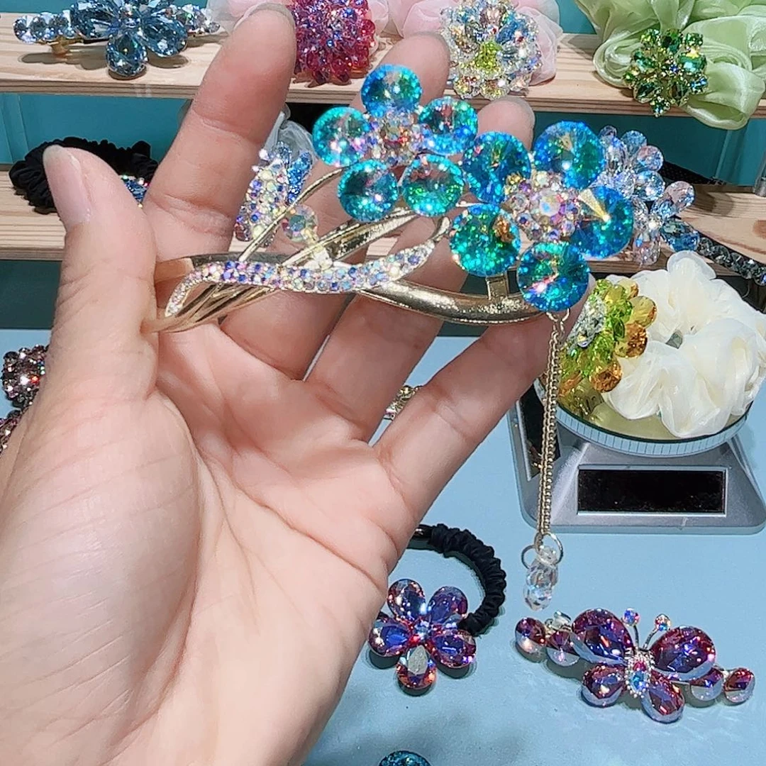 布艺铁合金发夹固定