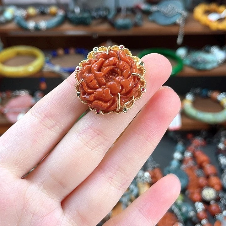 翡翠未镶嵌戒指饰品