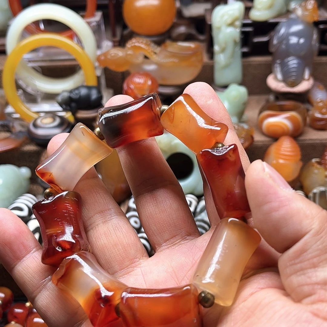 玛瑙/玉髓未镶嵌车挂