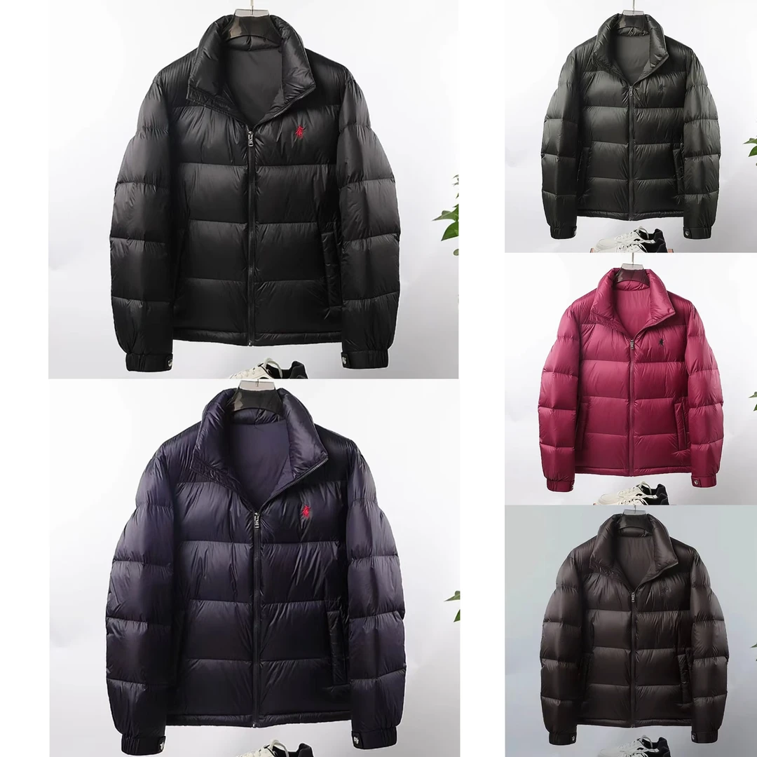 新国标90白鸭绒男士立领欧货轻奢羽绒服（26317）