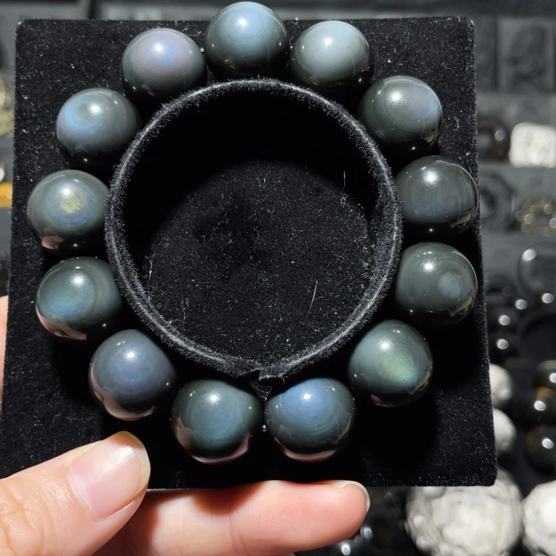 .***黑曜岩合金珠宝奇石