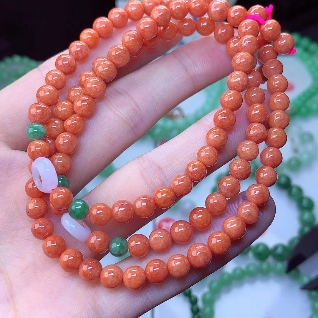 翡翠毛衣链未镶嵌