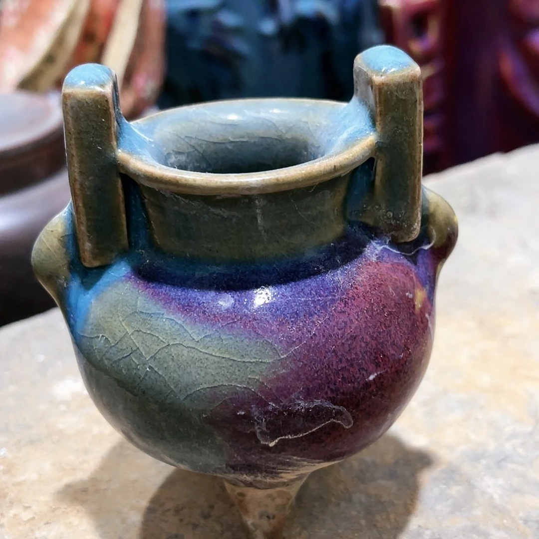 瓦当摆件摆件茶的陶瓷