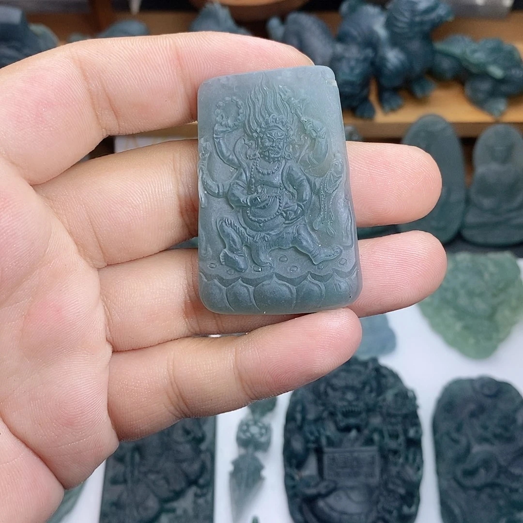 定制翡翠未镶嵌大黑天