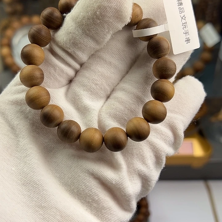 檀香木1.0圆珠黑肉横纹