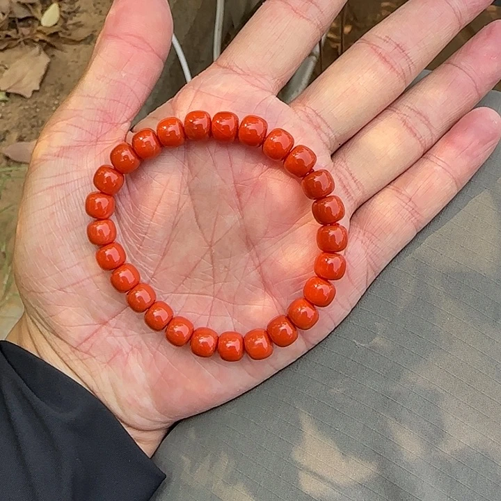 南红玛瑙未镶嵌颈饰卡8