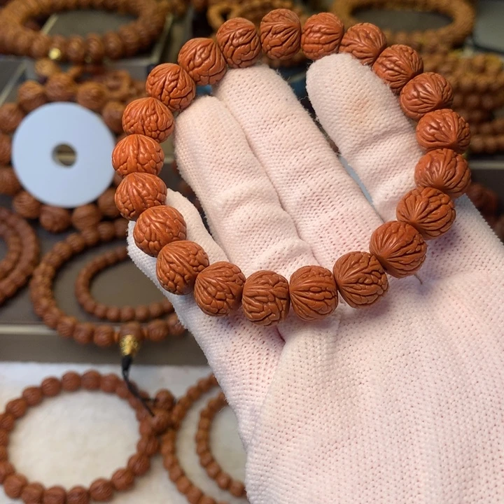 手串桃核秦岭龙纹