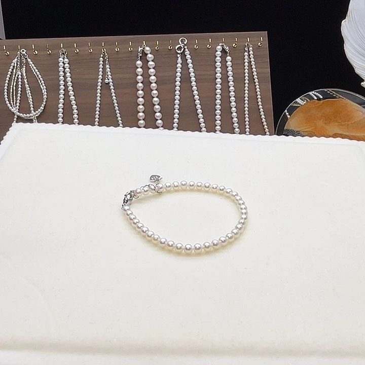 钛钢手绳淡水珍珠