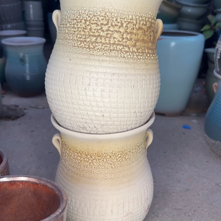 瑕疵花盆处理啦口17高23