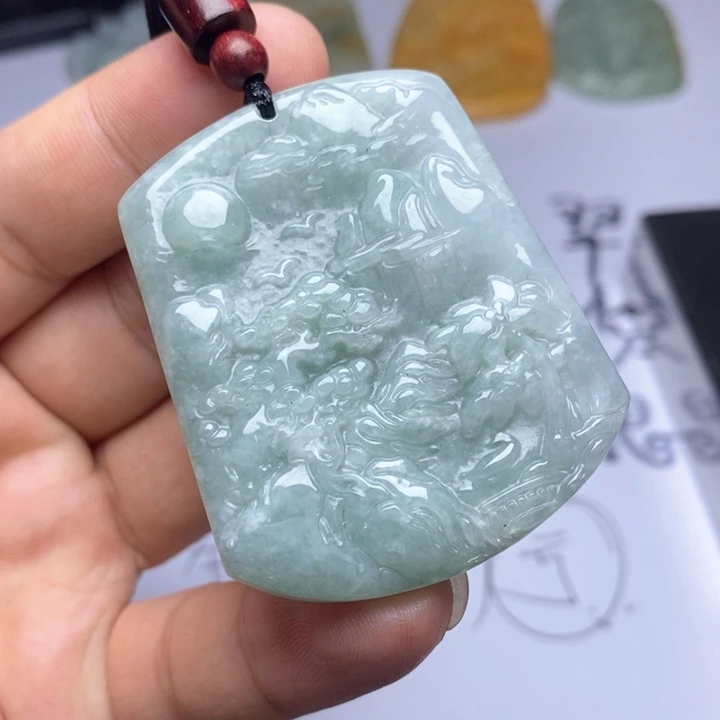 颈饰未镶嵌翡翠翡翠