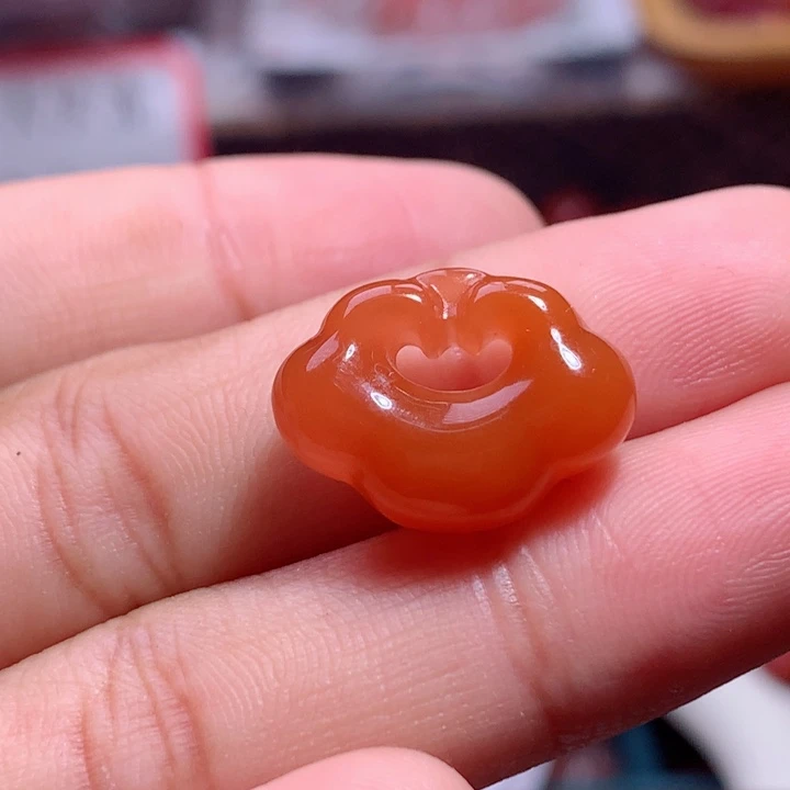 南红玛瑙未镶嵌南红如意