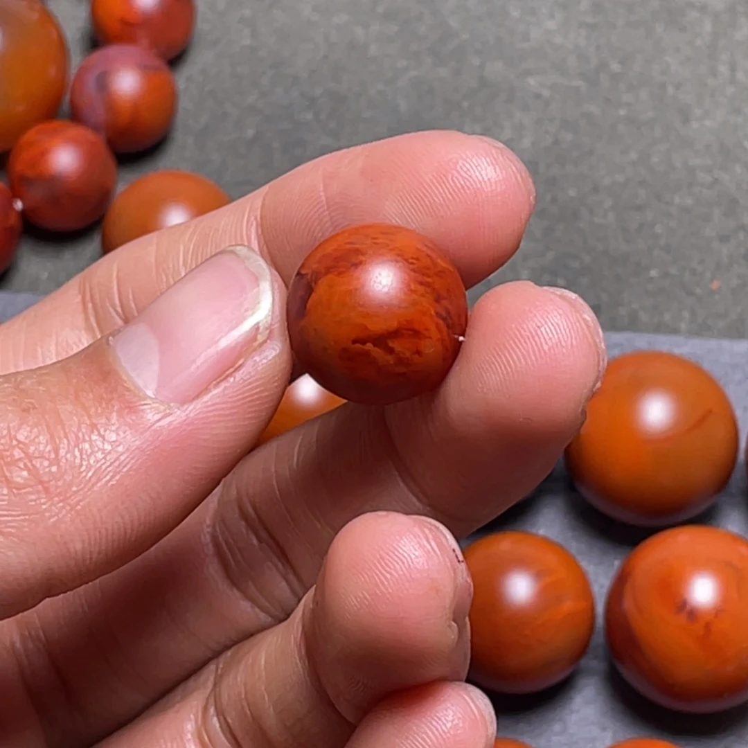 南红玛瑙南红珠子15毫米未镶嵌用****6