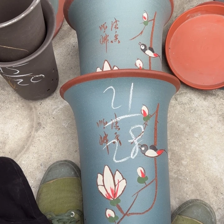 花盆紫砂紫砂的花