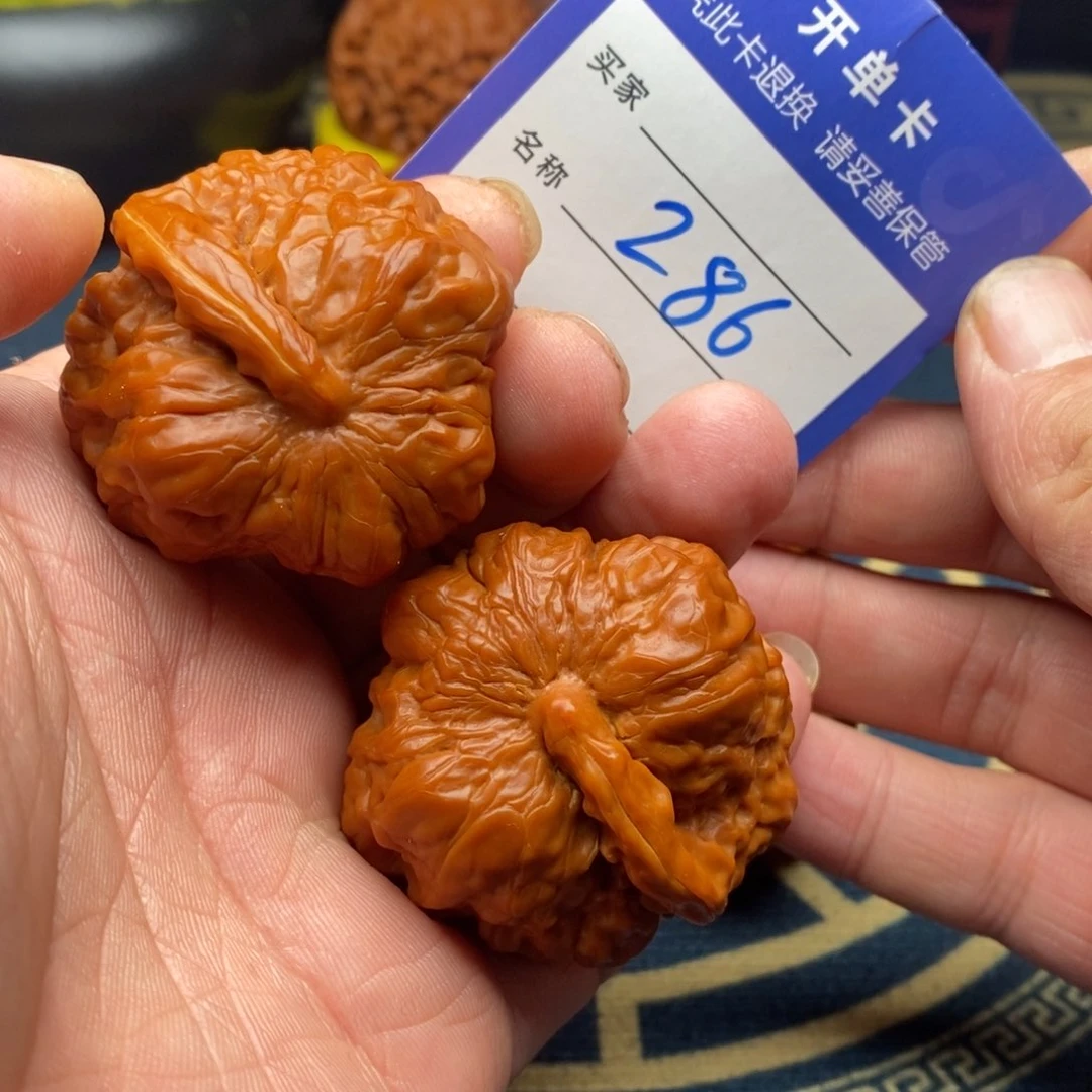 文玩核桃把件蛤蟆头一帆风顺大