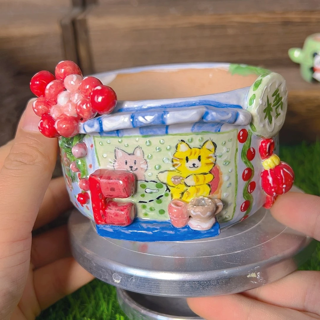 红陶老梧家多肉花盆