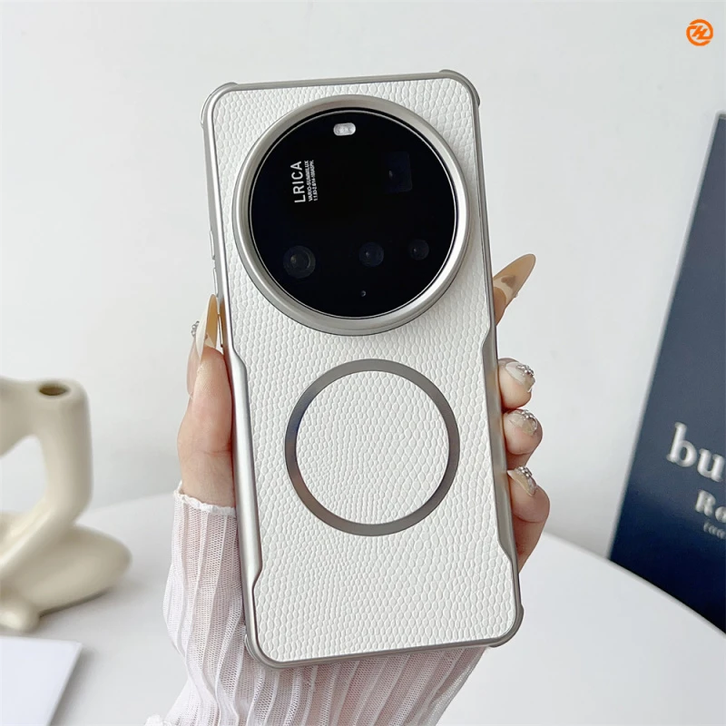 适用小米15Ultra手机壳15pro刀锋蜥蜴电镀柔甲大孔14Ultra高级感